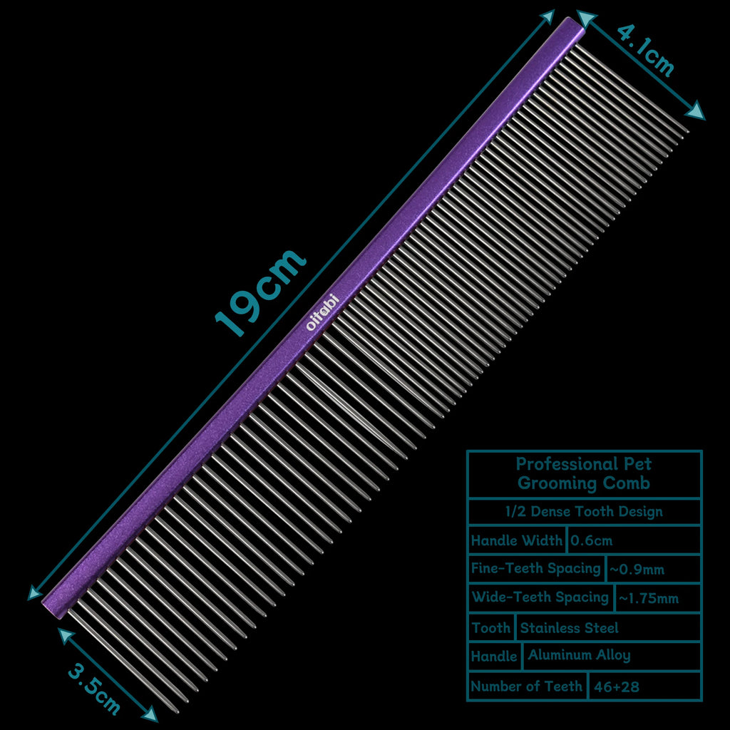 Professional Dog & Cat Grooming Comb