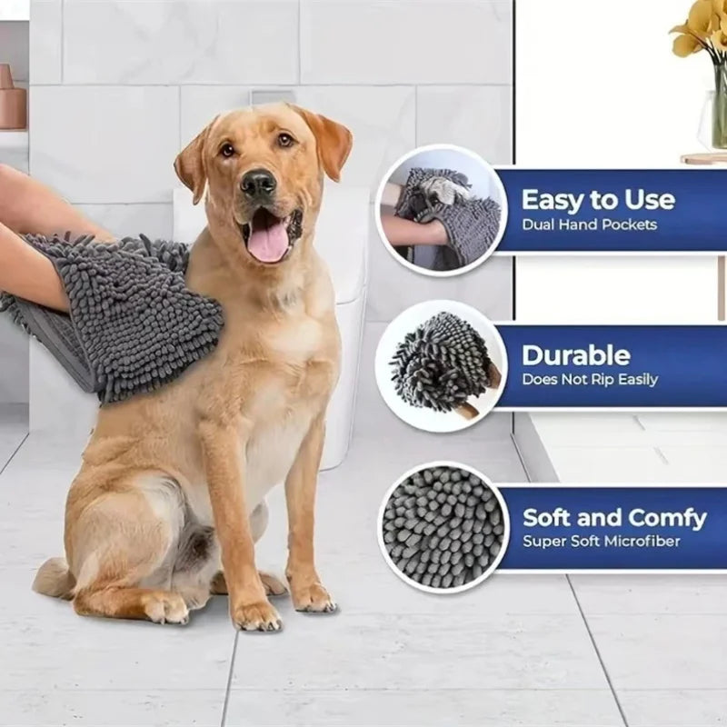 Microfibre Pet Drying Towel – Dogs & Cats