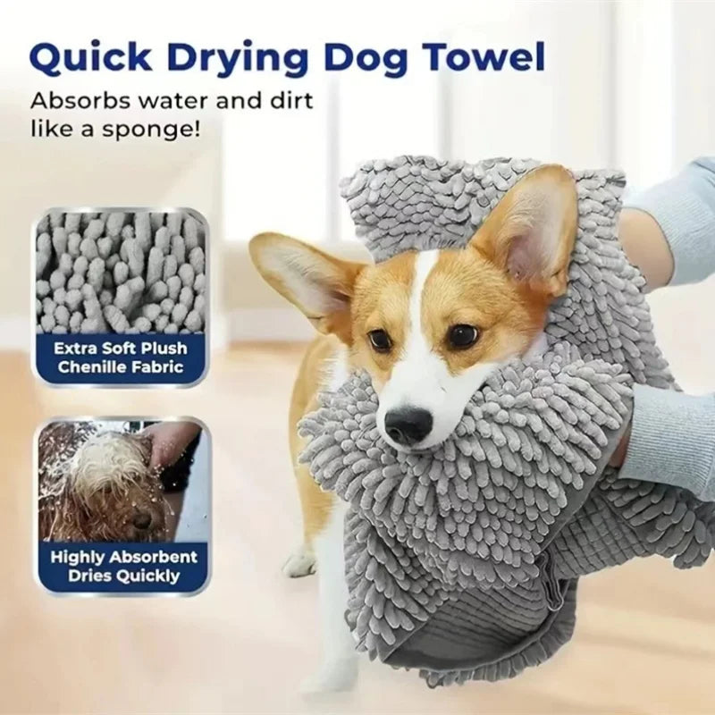 Microfibre Pet Drying Towel – Dogs & Cats