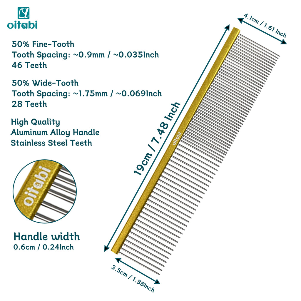Professional Dog & Cat Grooming Comb