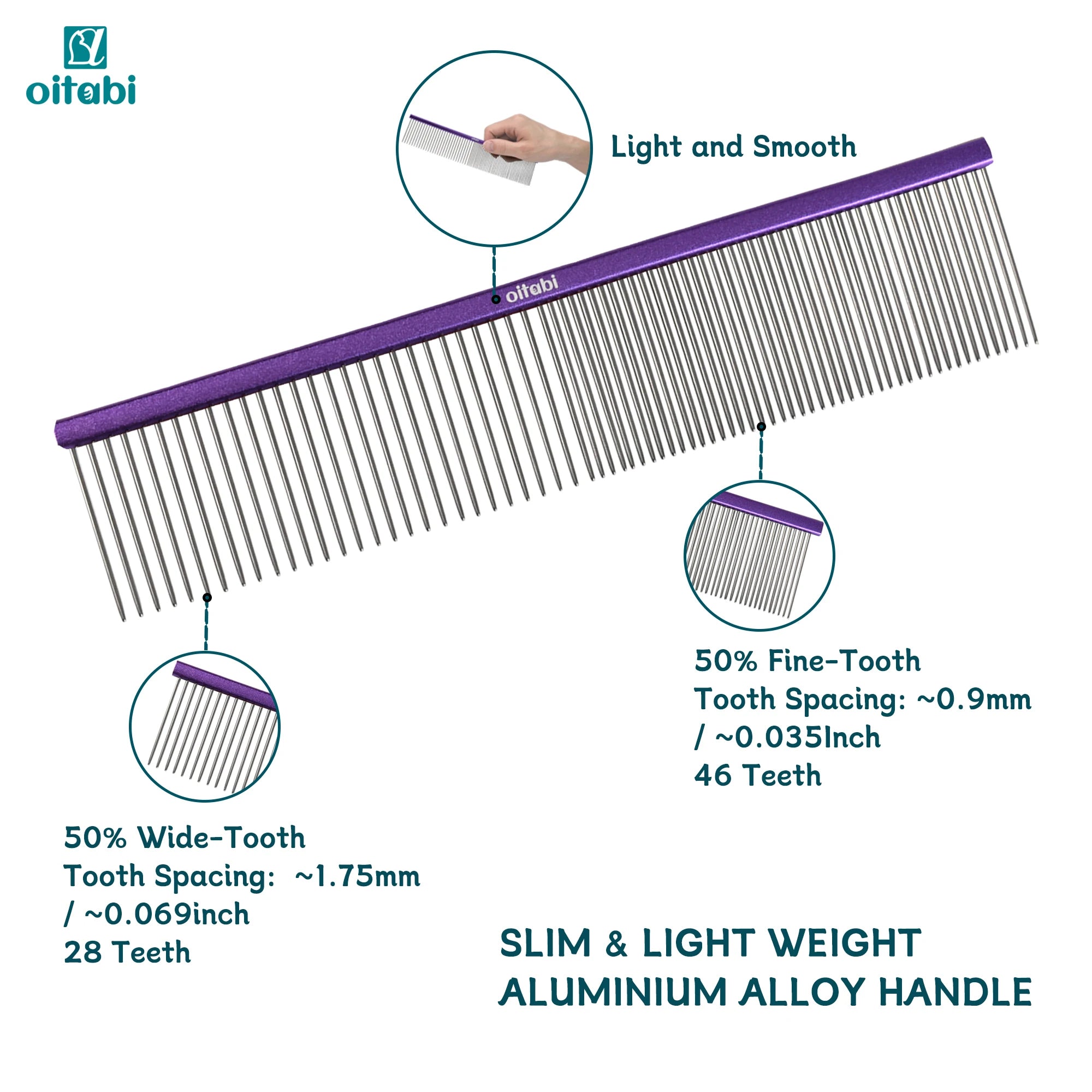 Professional Dog & Cat Grooming Comb