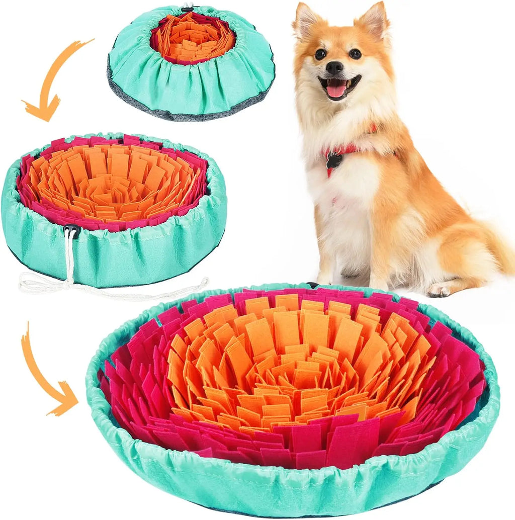 Flower Snuffle Mat - Dog Enrichment & Slow Feeding Toy