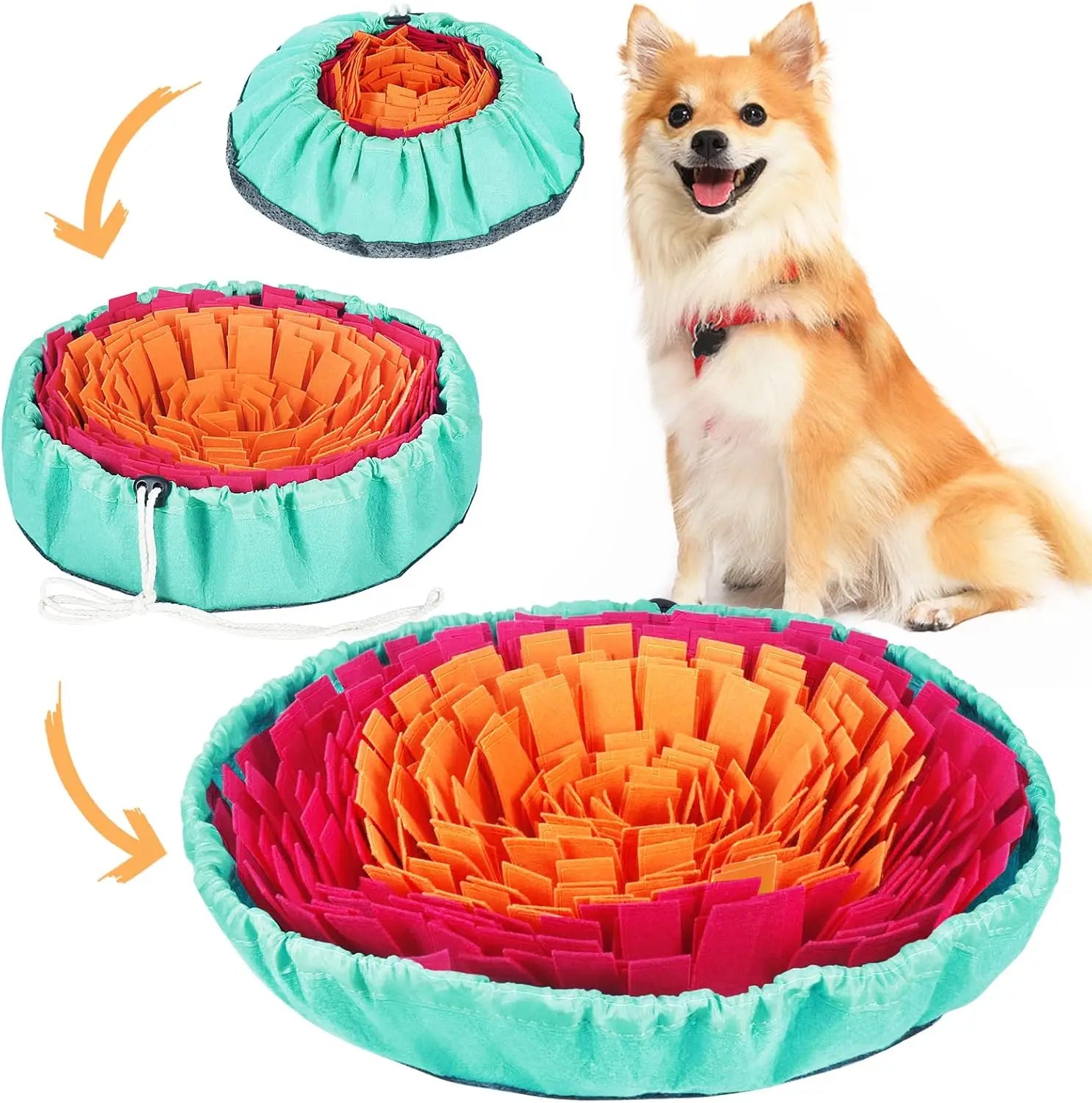 Flower Snuffle Mat - Dog Enrichment & Slow Feeding Toy