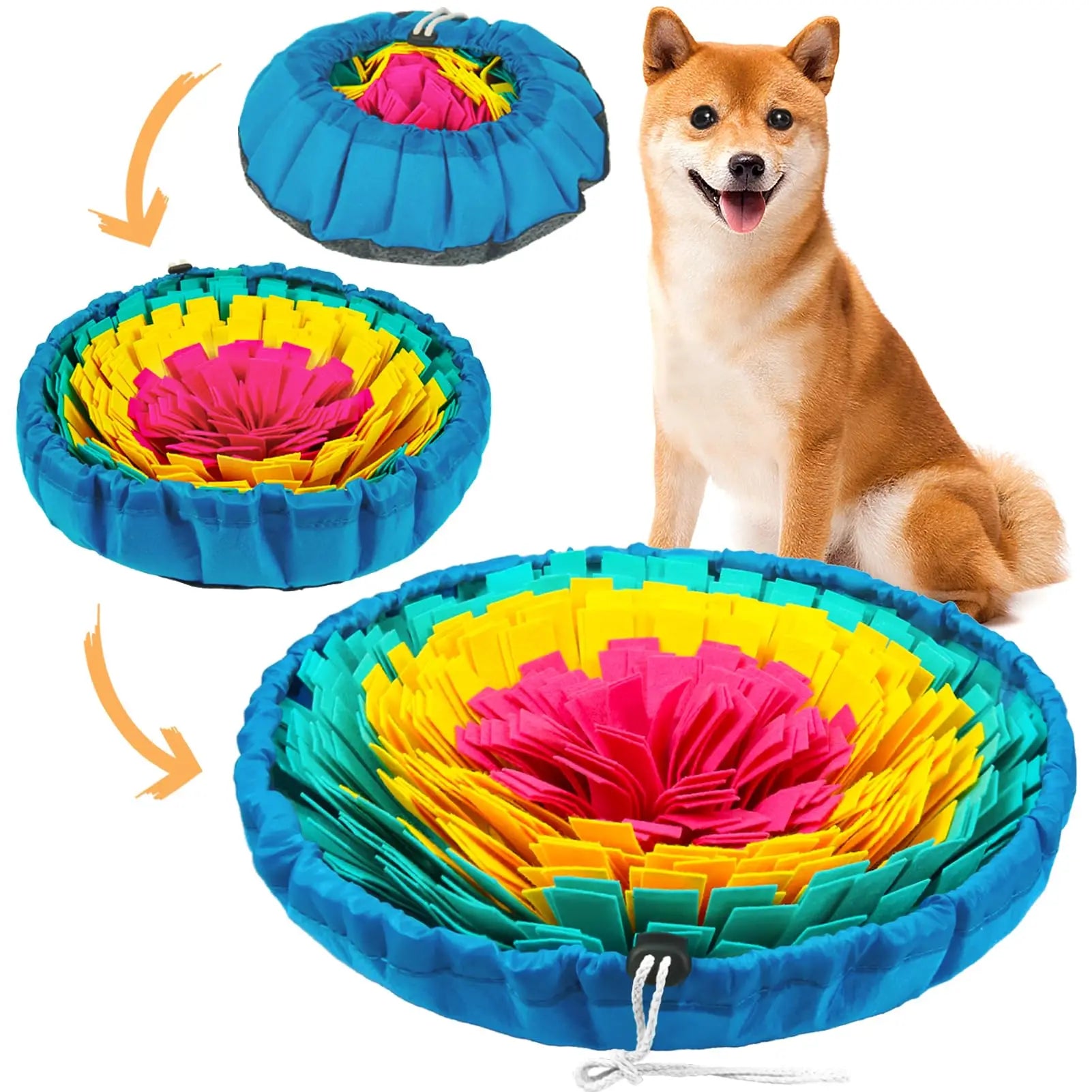 Flower Snuffle Mat - Dog Enrichment & Slow Feeding Toy