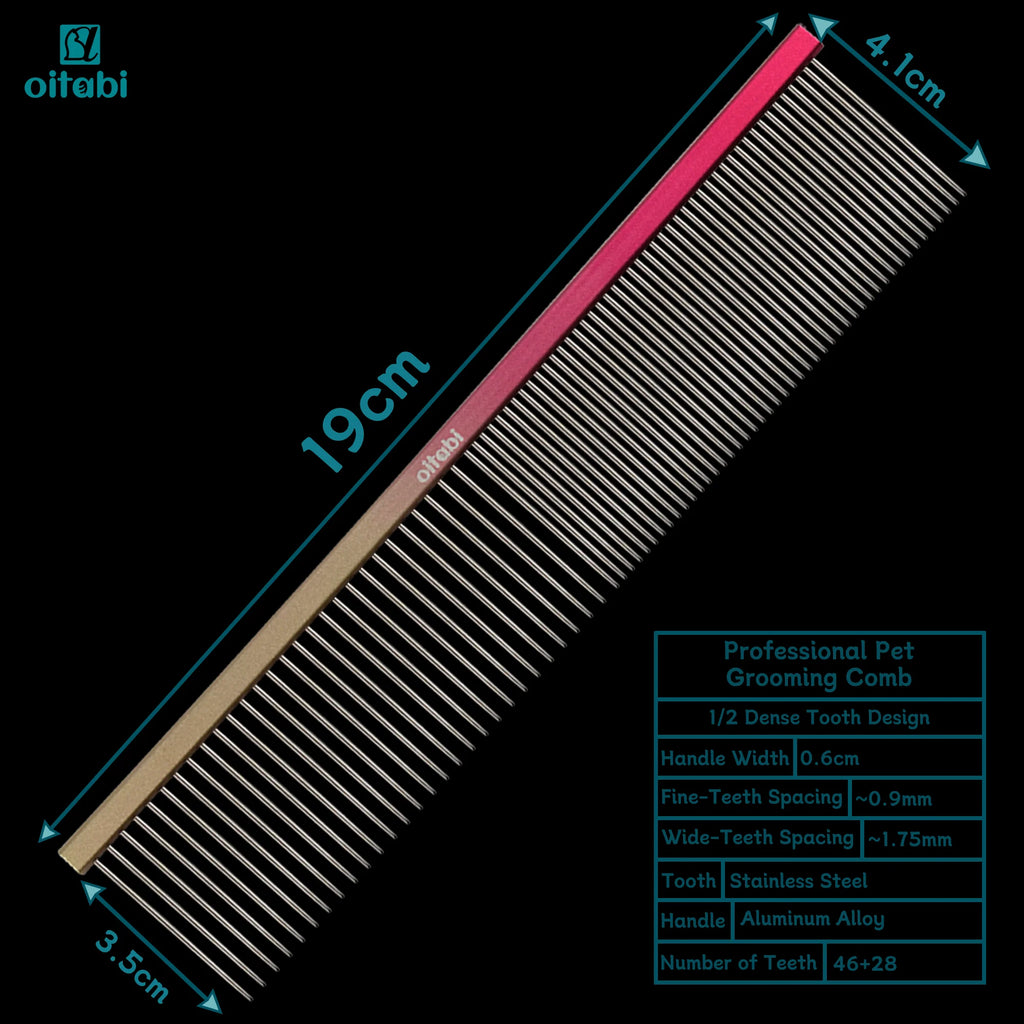 Professional Dog & Cat Grooming Comb