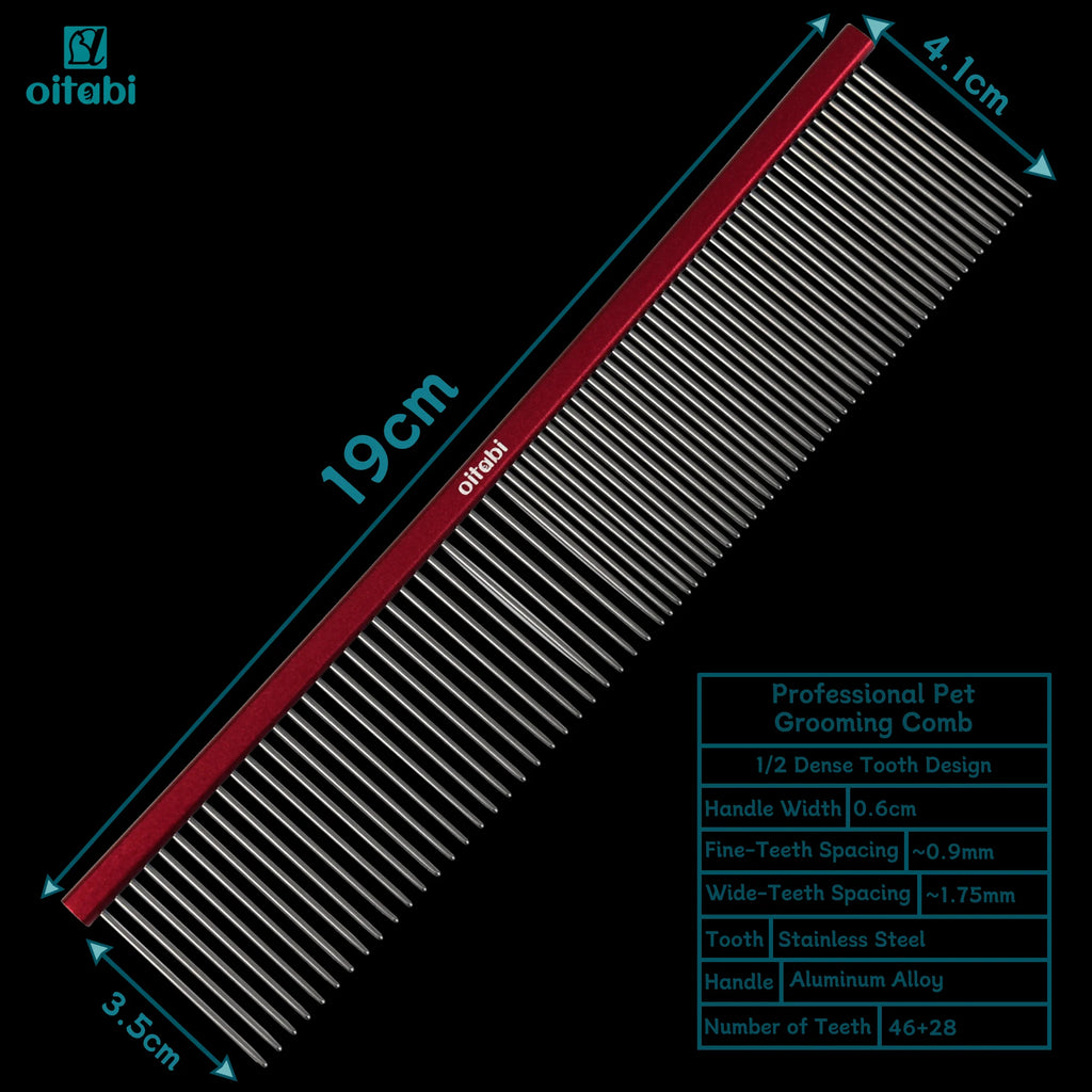 Professional Dog & Cat Grooming Comb
