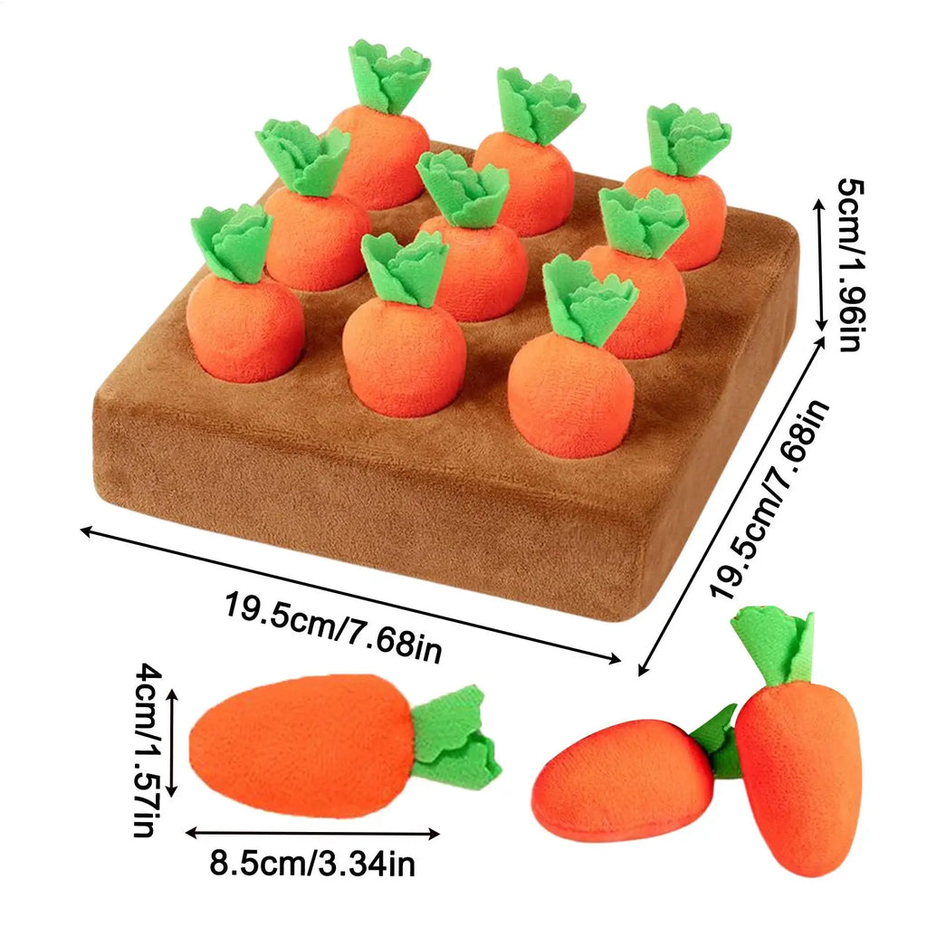 Carrot Snuffle Mat – Dog Enrichment & Foraging Toy