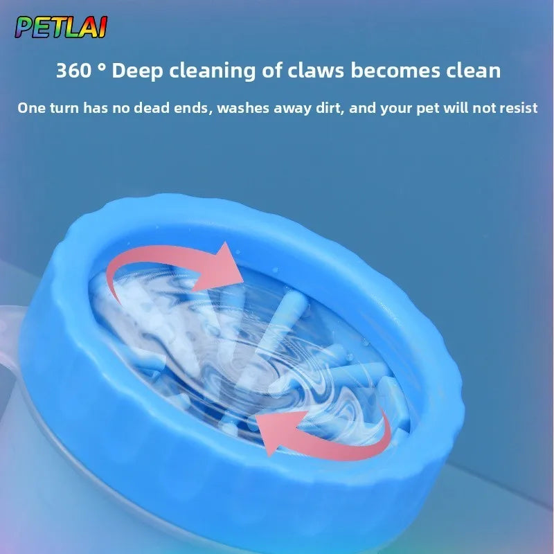 Dog Paw Cleaner Cup | Gentle Mud & Dirt Remover