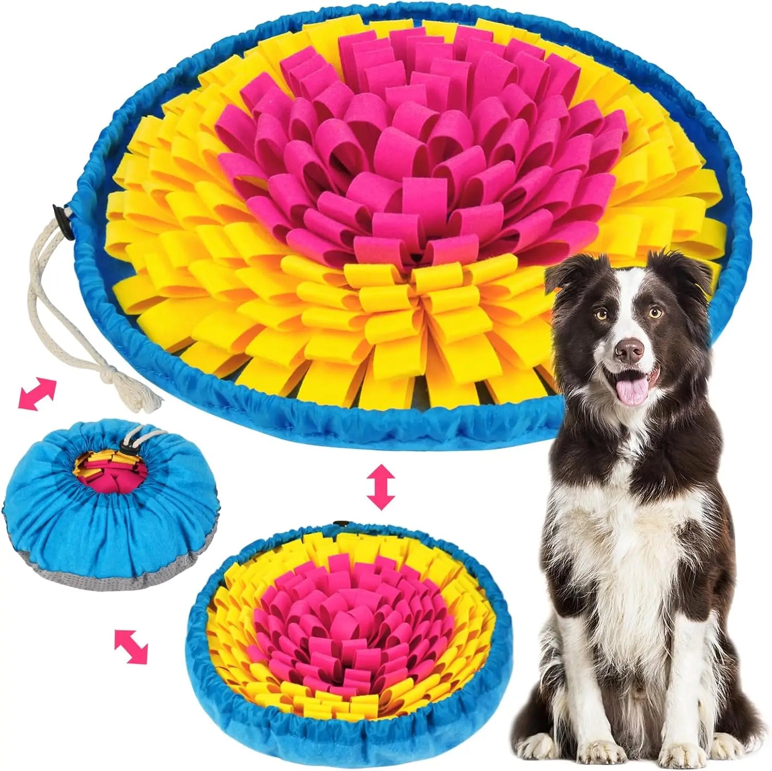 Flower Snuffle Mat - Dog Enrichment & Slow Feeding Toy