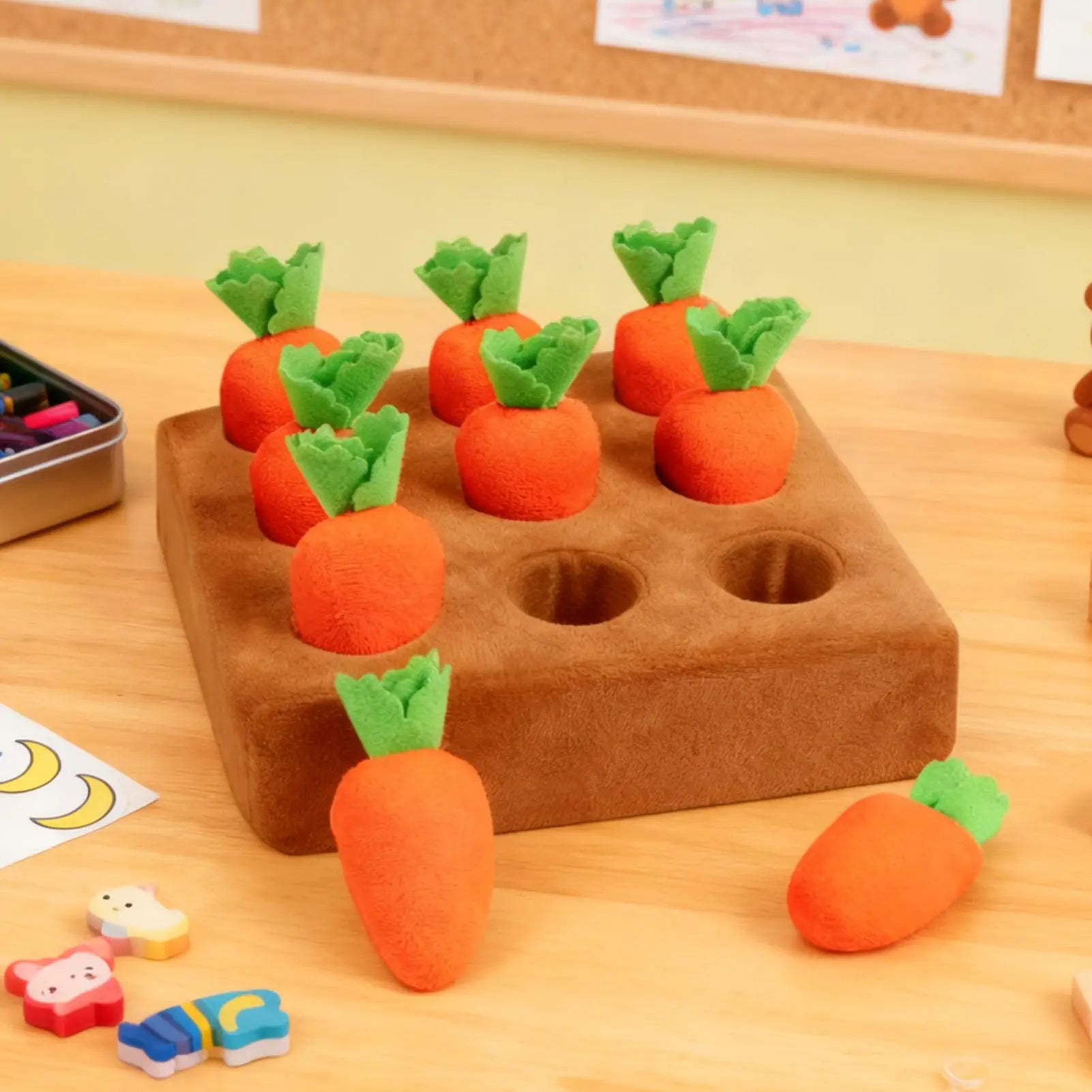 Carrot Snuffle Mat – Dog Enrichment & Foraging Toy