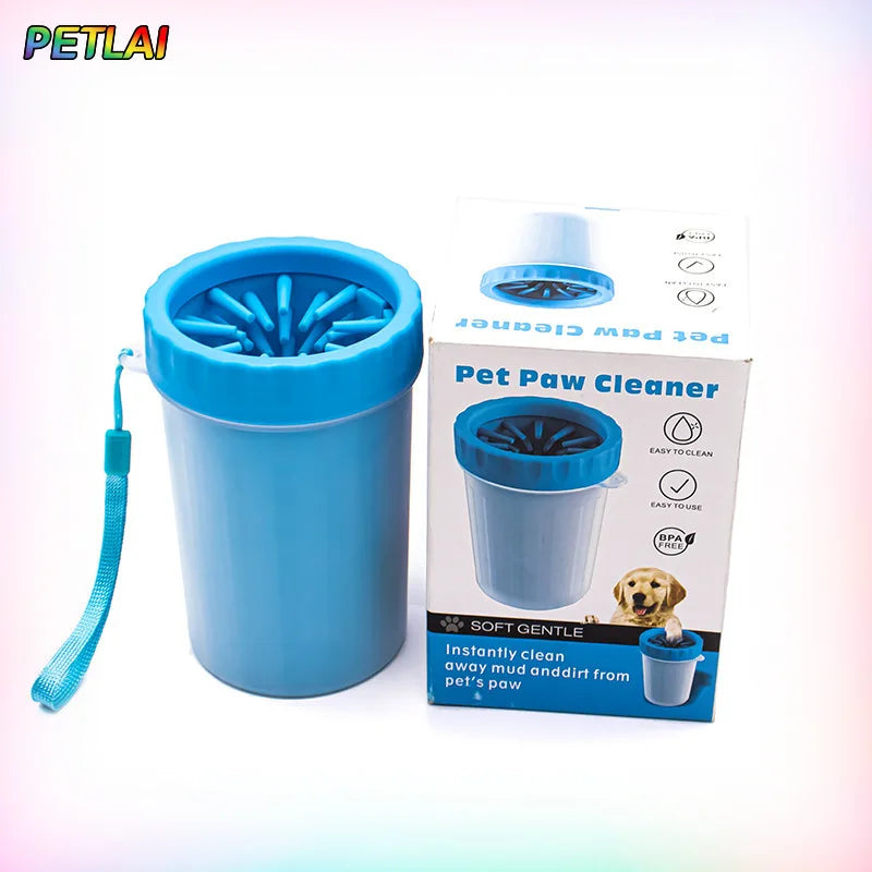 Dog Paw Cleaner Cup | Gentle Mud & Dirt Remover