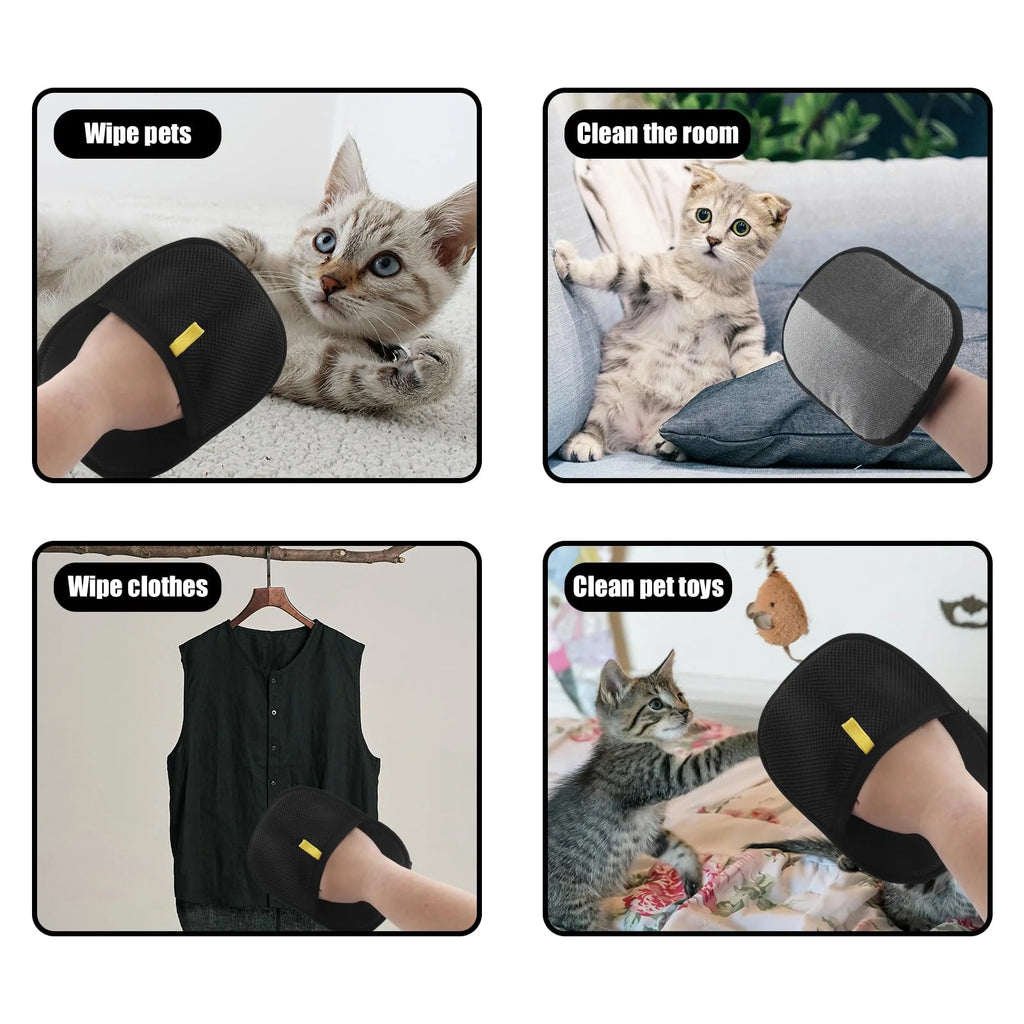 Double-Sided Pet Hair Removal Glove