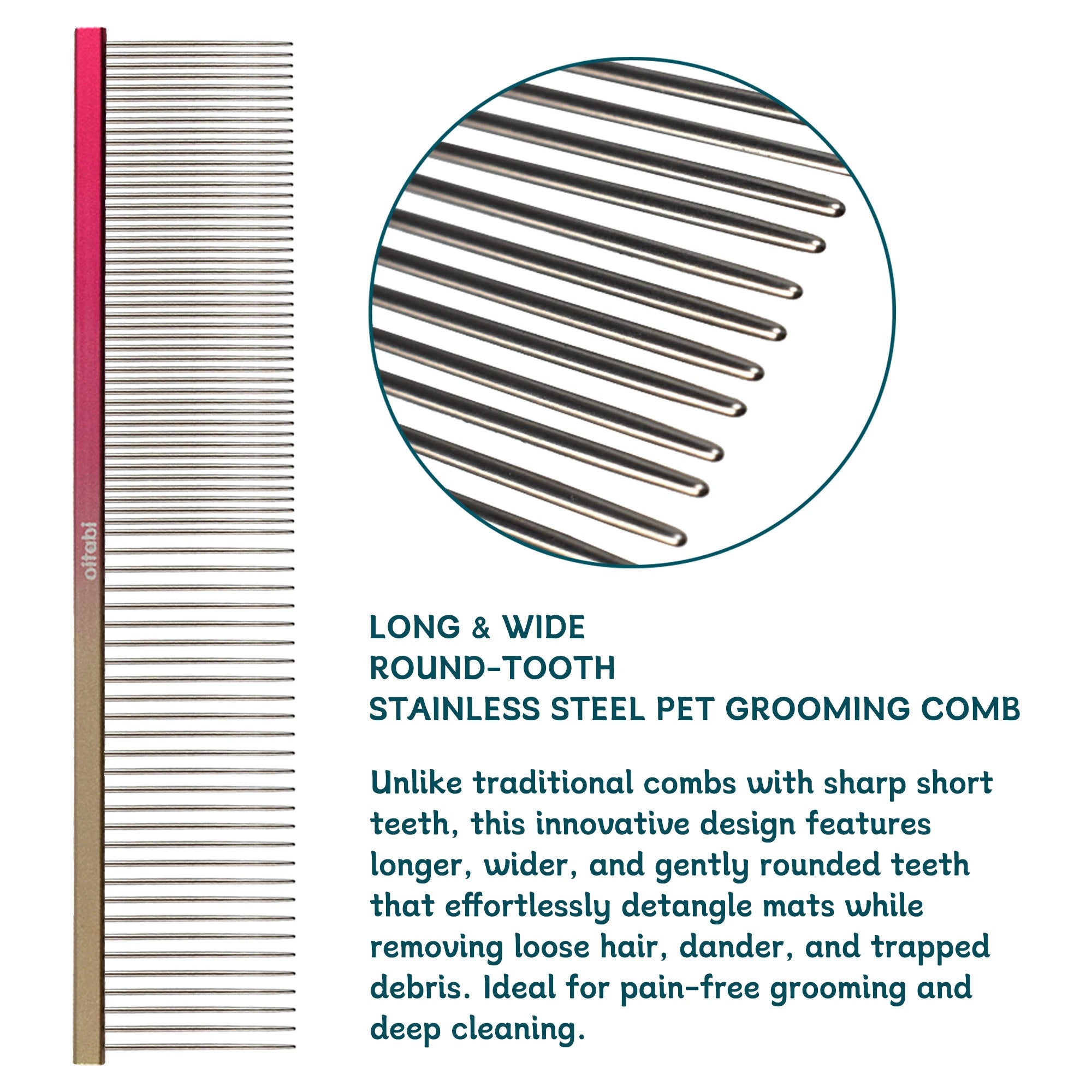 Professional Dog & Cat Grooming Comb