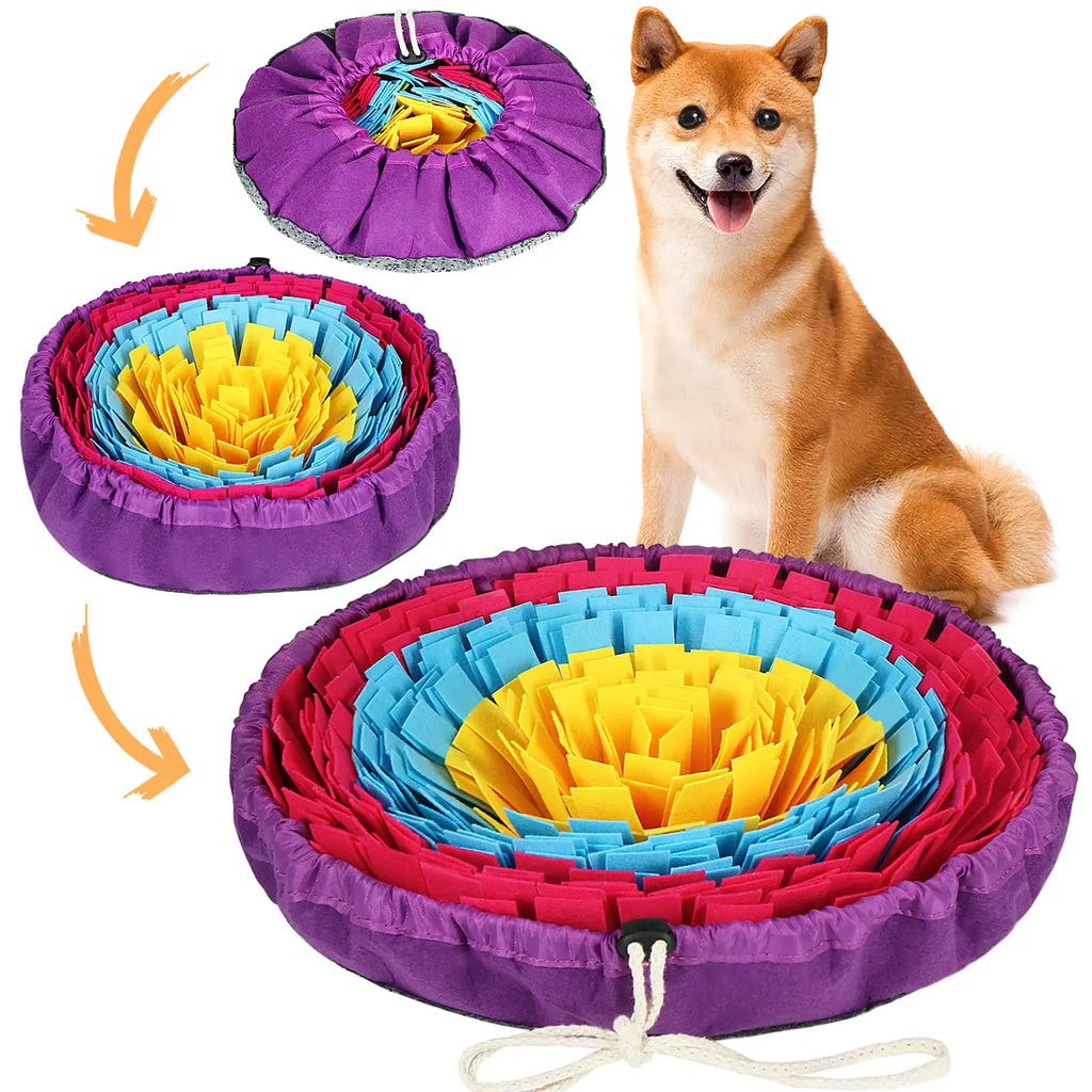 Flower Snuffle Mat - Dog Enrichment & Slow Feeding Toy