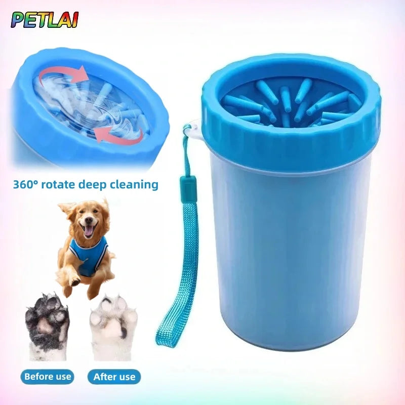 Dog Paw Cleaner Cup | Gentle Mud & Dirt Remover
