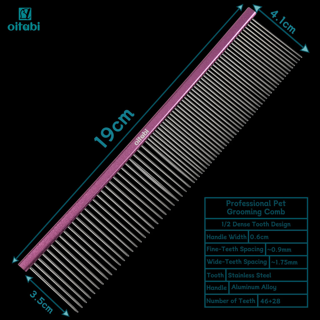 Professional Dog & Cat Grooming Comb